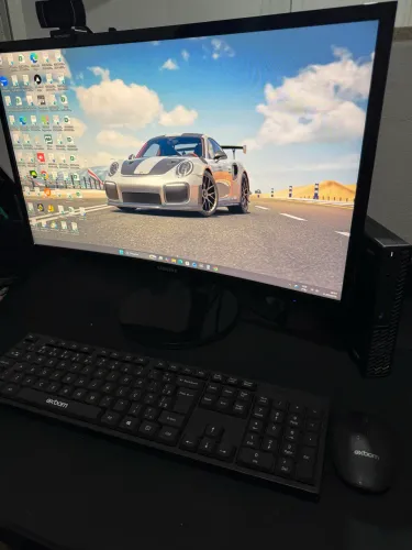 Dell OptiPlex 3090 i7 10ª 32GB SSD + NVMe Wi-Fi Bluetooth + Monitor Curvo Samsung