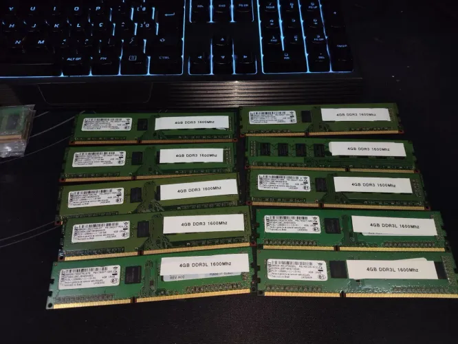 Lote 40GB RAM DDR3 SMART 1600Mhz (10 Pentes) - Apenas Lote Completo