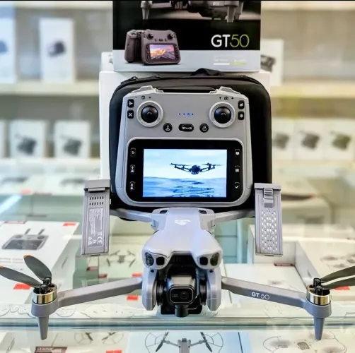 Drone Gt50 2 baterias controle com tela novo