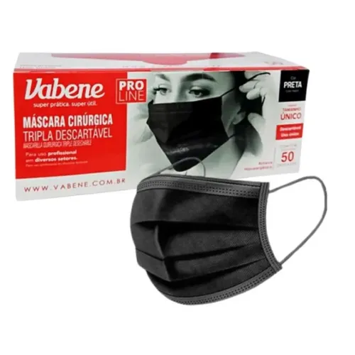 Mascara Preta tripla cx/50