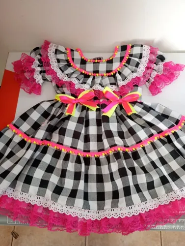 Vestido festa junina infantil