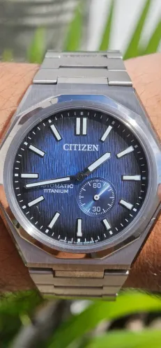 Relógio Citizen automático Zenshin 60 titânio NK5020-58M