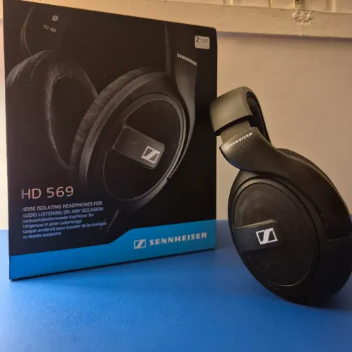 Sennheiser HD 569 + almofadas extras