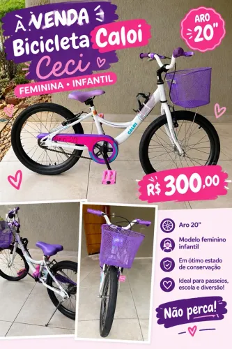 Bike Ceci Feminina infantil aro 20