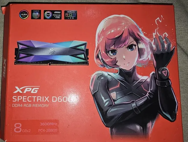 Kit de memória RAM DDR4 XPG Spectrix D60G RGB. 