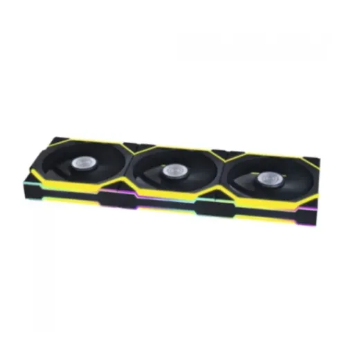 (LOJA FÍSICA) Kit Fan Com 3 Unidades Lian Li Uni Fan SL Wireless, Preto