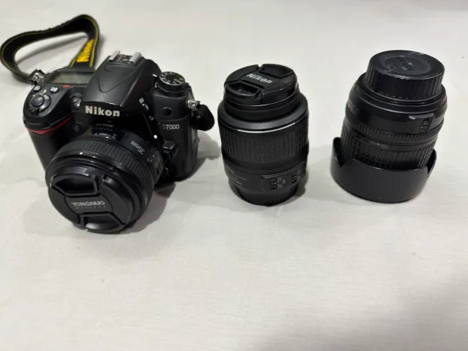 Nikon D7000 + 3 Lentes + Acessórios | Excelente Estado