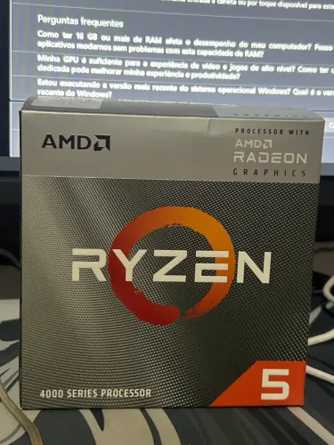 Ryzen 5 4600G + Caixa Original | Perfeito Estado | AM4