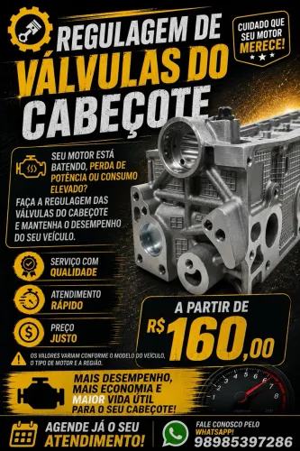 Serviço de CALIBRAGEM DE VÁLVULA ?