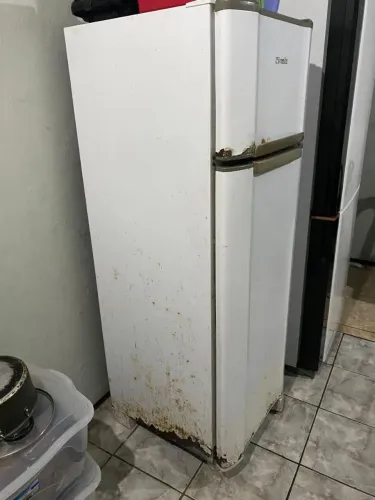 Vendo geladeira funcionando perfeitamente mais um pouco enferrujada
