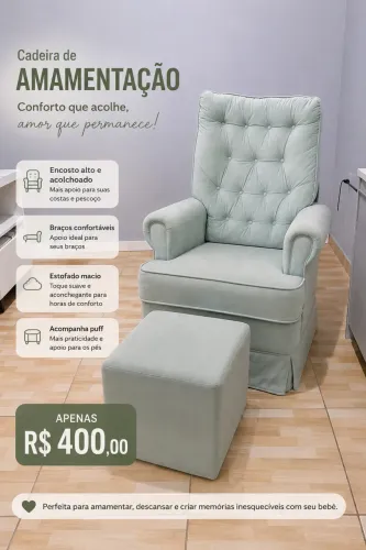 Cadeira amamentação