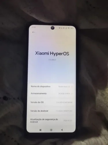 Redmi Note 12 funcionando tudo perfeitamente