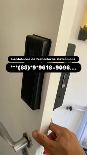Instalação de fechadura eletrônica