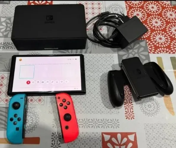 nintendo switch oled desbloqueado tinfoil vip e jogos