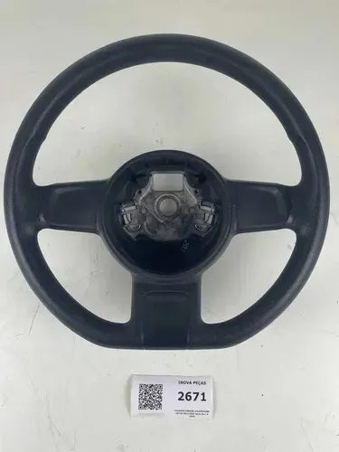 Volante Direção Volkswagen Up Tsi 2014 2015 2016 2017 À 2020 Prateado