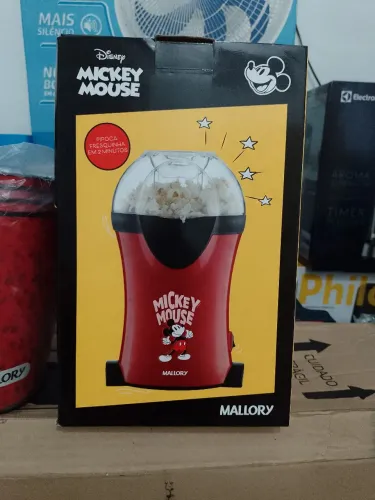 Pipoqueira elétrica Mickey mouse zerado lacrado novo na caixa