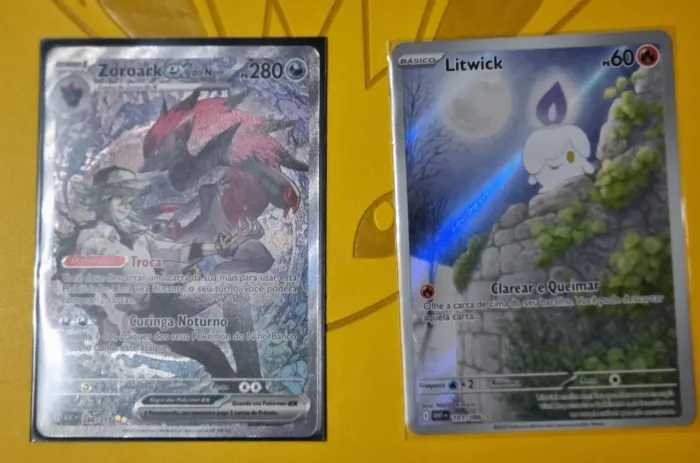 Pokemon TCG Zoroark SAR e Litiwick