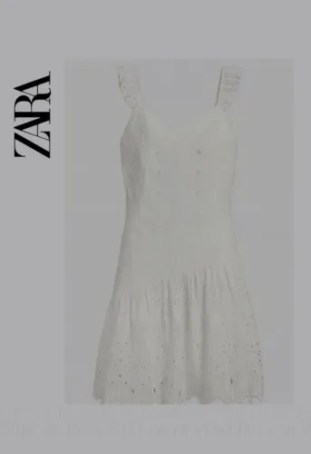 Grande oferta: vestido infantil branco da zara kids. Usados somente 2 vezes para eventos.