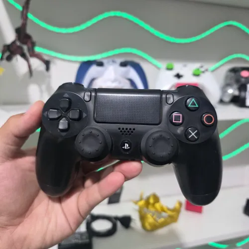 Controle DualShock 4 de PS4 (com Hall Effect) Playstation 4, 100%, Original Sony, Manete