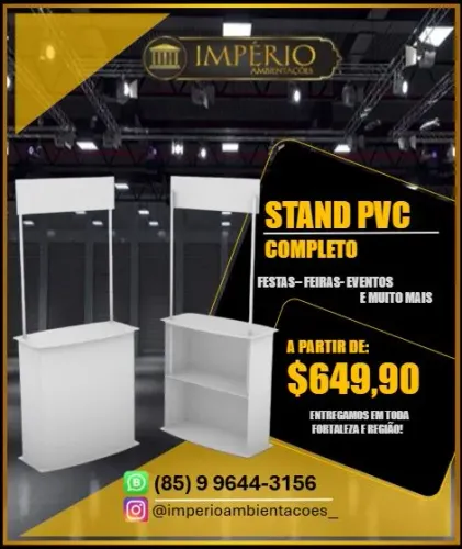 Stands PVC multiuso em promoção!