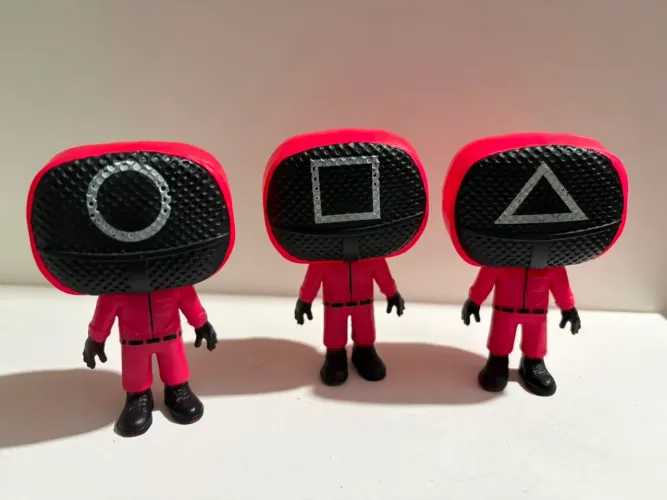 Bonecos Round 6 estilo Funko Pop