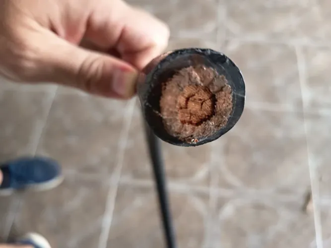 Cabo 240mm cobre puro