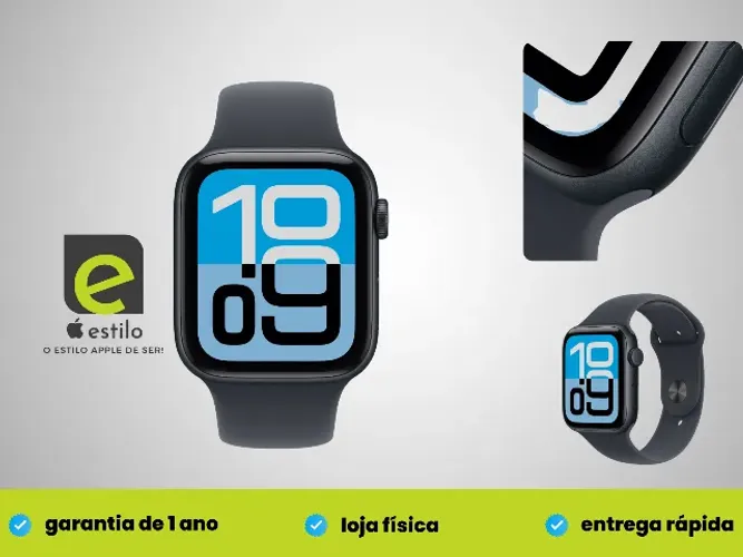 Apple Watch SE 44mm (3ª Geração) GPS - Novo - Lacrado - Loja Física