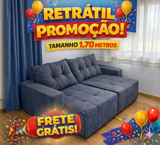Preço bom+Frete Grátis!!Super Promoção de Sofá Retrátil!!