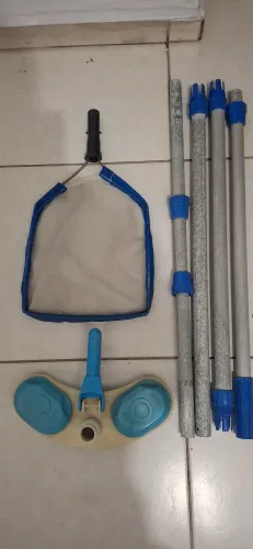 Aspirador e pegador de piscina