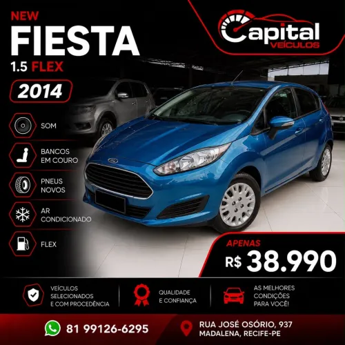 Ford Fiesta 1.5 16V Flex Mec. 5P 2014