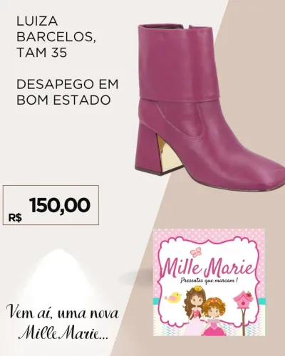 Bota Luiza Barcelos 
