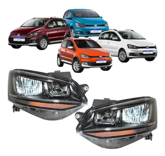 Par Farol Vw Fox Crossfox Spacefox Spacecross 2015 A 2022 - Direito