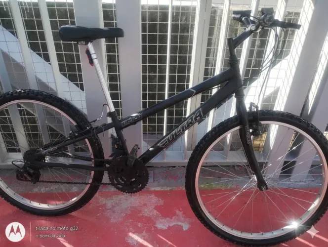 Bicicleta ultra bike aro 26 com marcha e NF