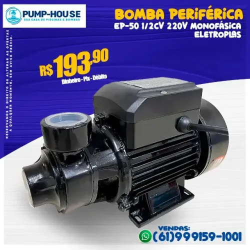 Bomba Periférica EP-50 1/2CV 220V Monofásica - Eletroplas