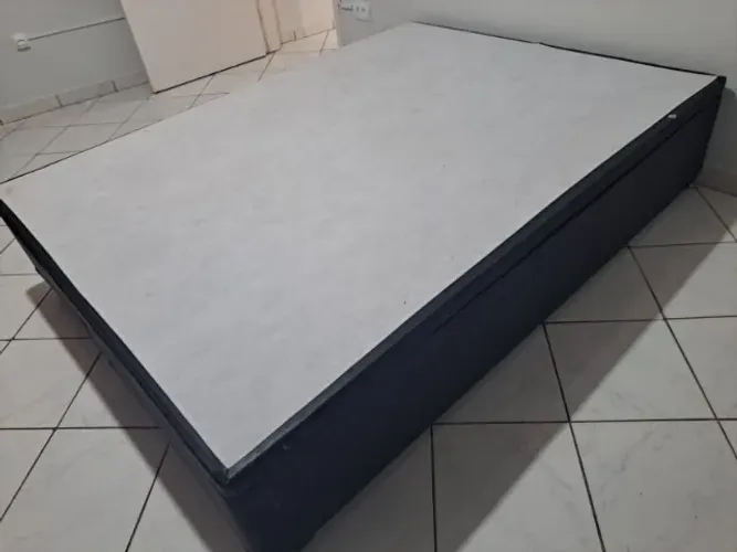 Cama Box Baú Corino casal - Tam. Padrão