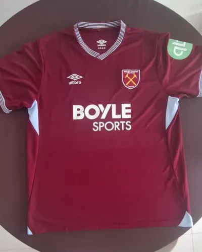 Camisa West Ham 25-26 I Vermelha I 3XG