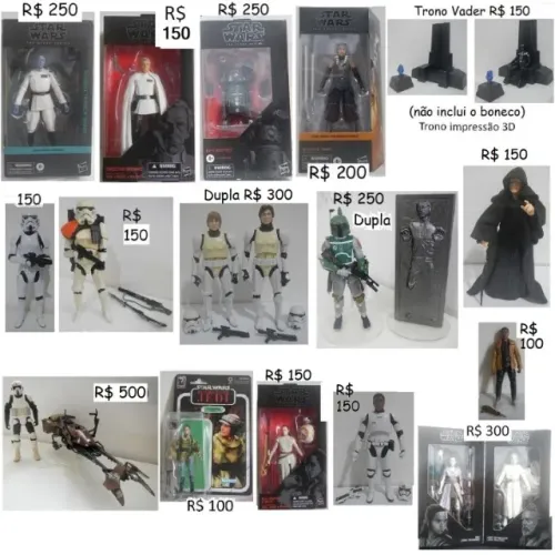 Figuras Star Wars Black Series Usadas Diversas Escolha