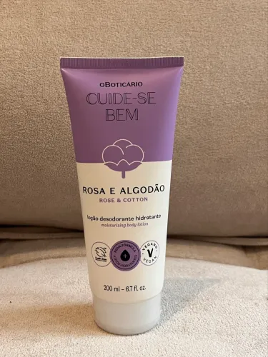 Loção Cuide-se Bem Rosa & Algodão 200ml