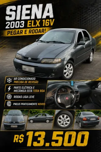 Fiat Siena ELX 1.6 MPI 8v/16v 4P 2003