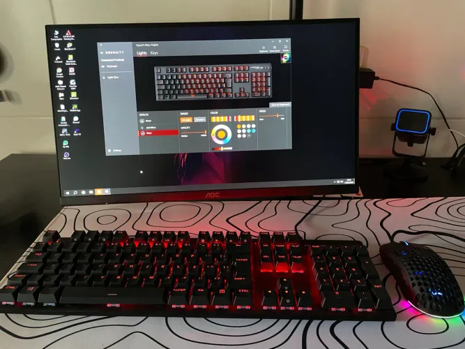 TECLADO HYPERX + mouse warior 