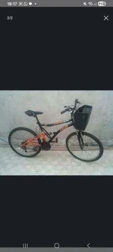 Bicicleta dupla suspensão ACEITO TROCA 