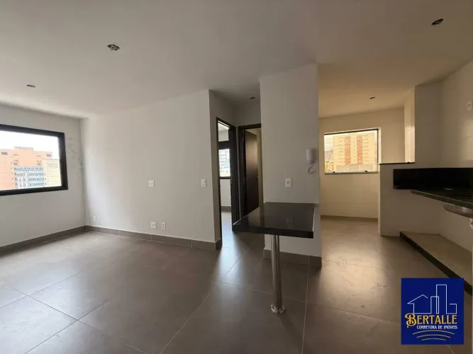 Apartamento 1 quarto, com suíte, em prédio com elevador, 1 vaga e lazer completo em locali
