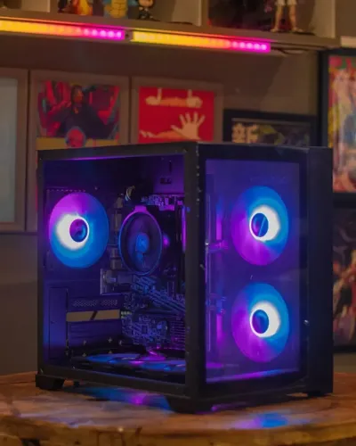 PC Gamer Ryzen 5 Pro 4650G, 16GB RAM, SSD 240GB+500GB, A520, Fonte 600W
