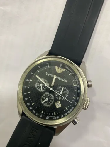 Relógio Emporio Armani AR0527 Pulseira emborrachada