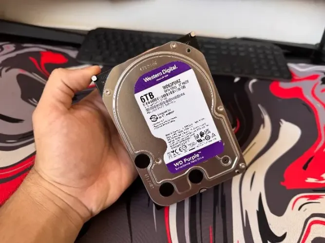 HD WD Purple 6TB SATA para CFTV DVR NVR