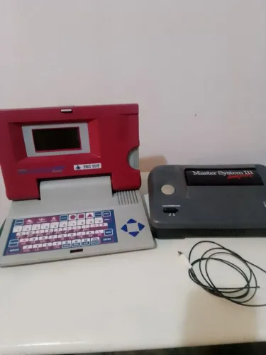 Sega Master System e TEC TOY computador leia 