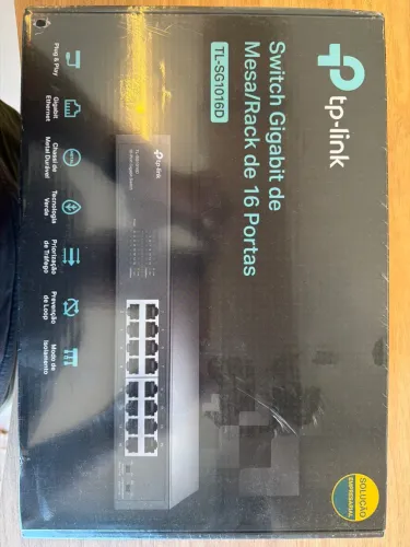 Switch tp-link 16 portas NOVO - NA CAIXA