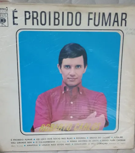 LP Roberto Carlos - É Proibido Fumar (1971) CBS Original Vinil