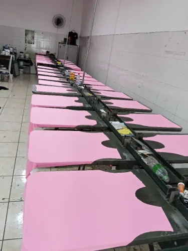 Vende-se estamparia completa, telas, mesas de berço, gravadora a vácuo, vap e rodos