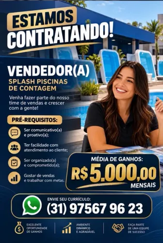 Vaga de Vendas, Administrativo e caseiro de sítio